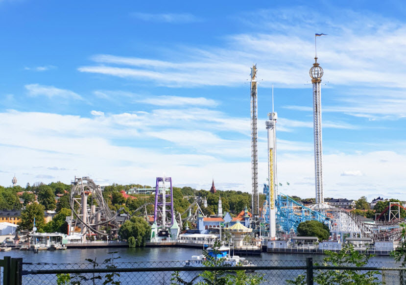 Gröna Lund Amusement Park, Stockholm, Sweden